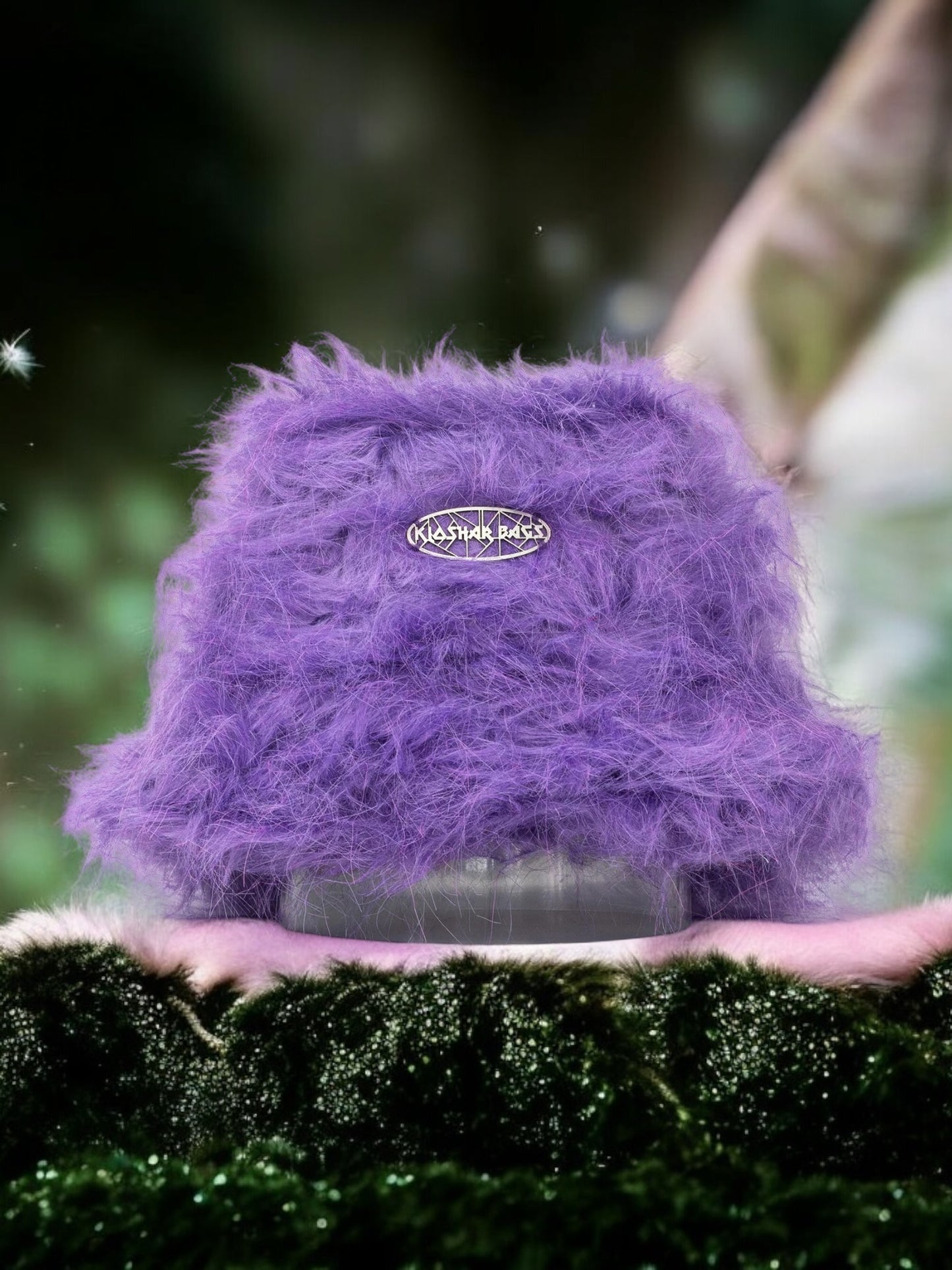 "LILAC" bucket hat *faux fur