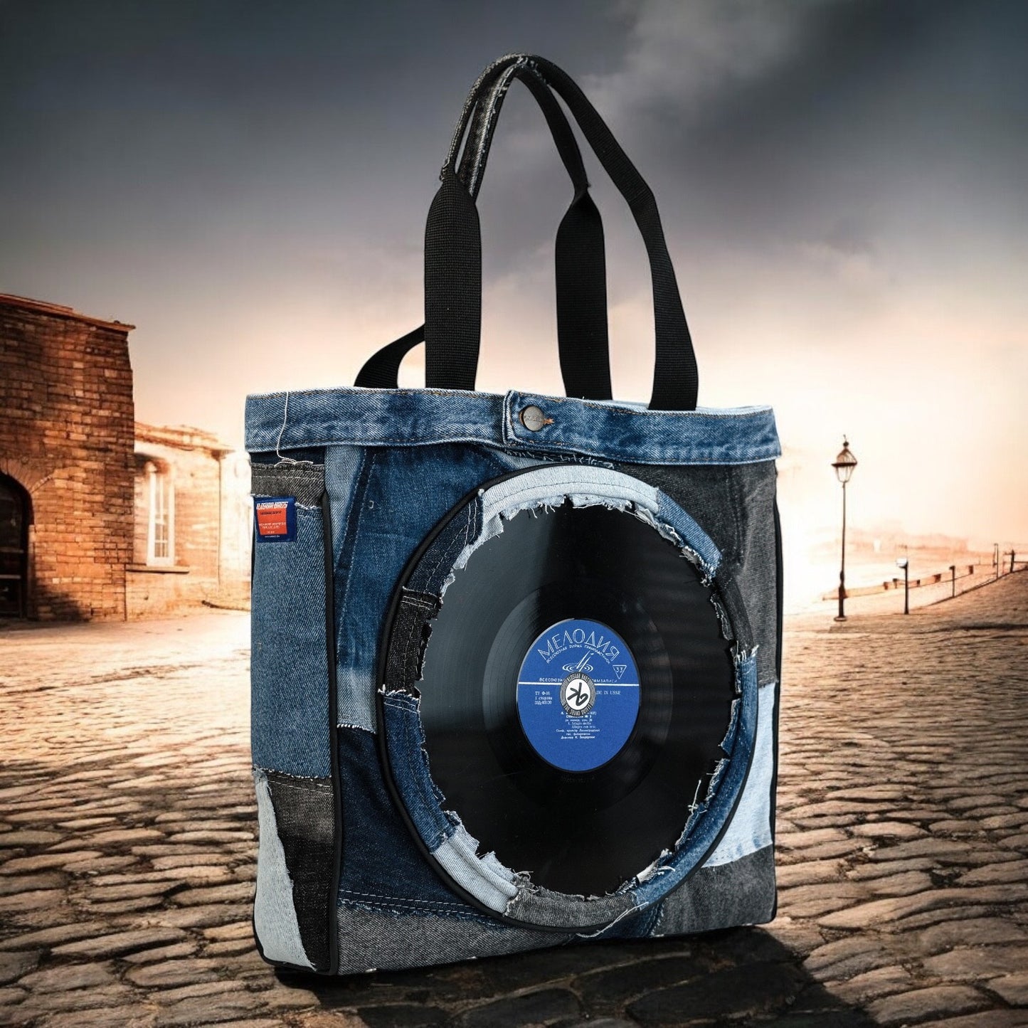 "DENIM MIX" TOTE BAG big