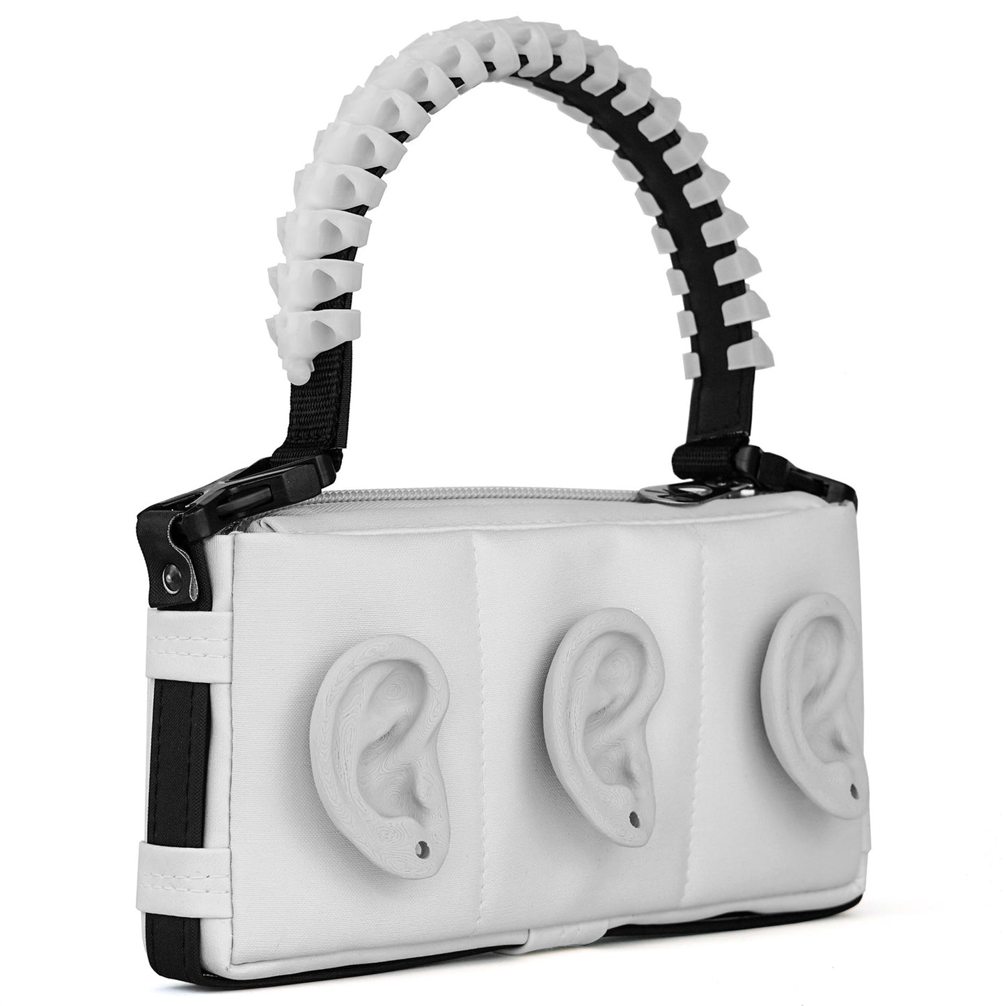 "3 EARS" white \ black shoulder bag