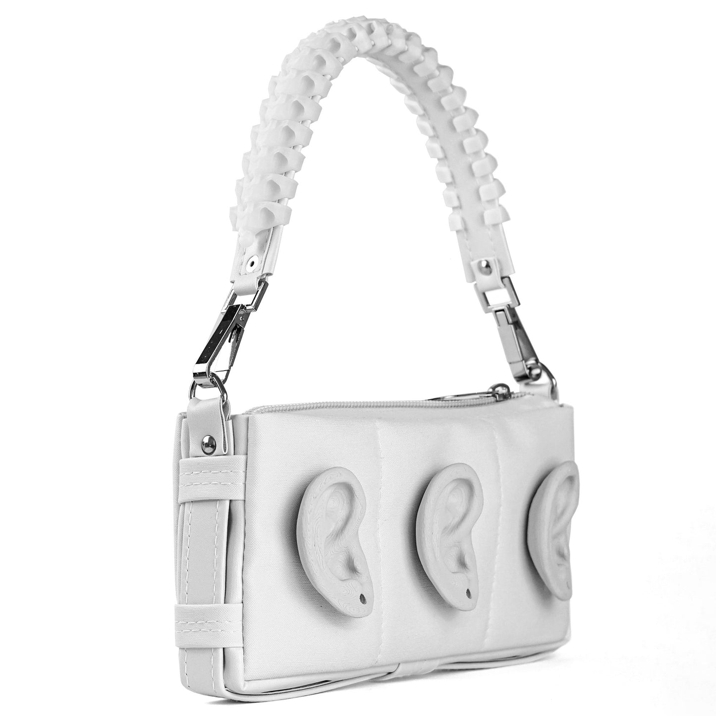 "3 EARS" white shoulder bag