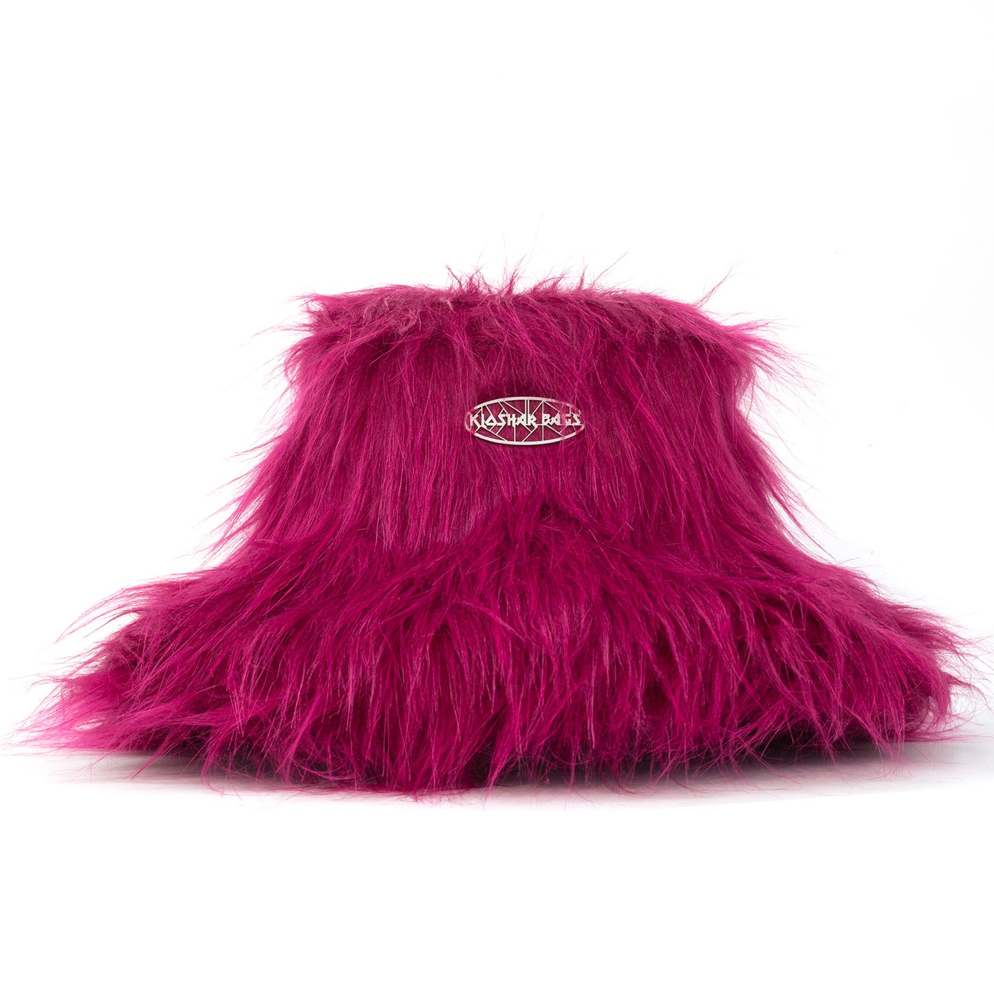 "CYCLAMEN" big hat *faux fur