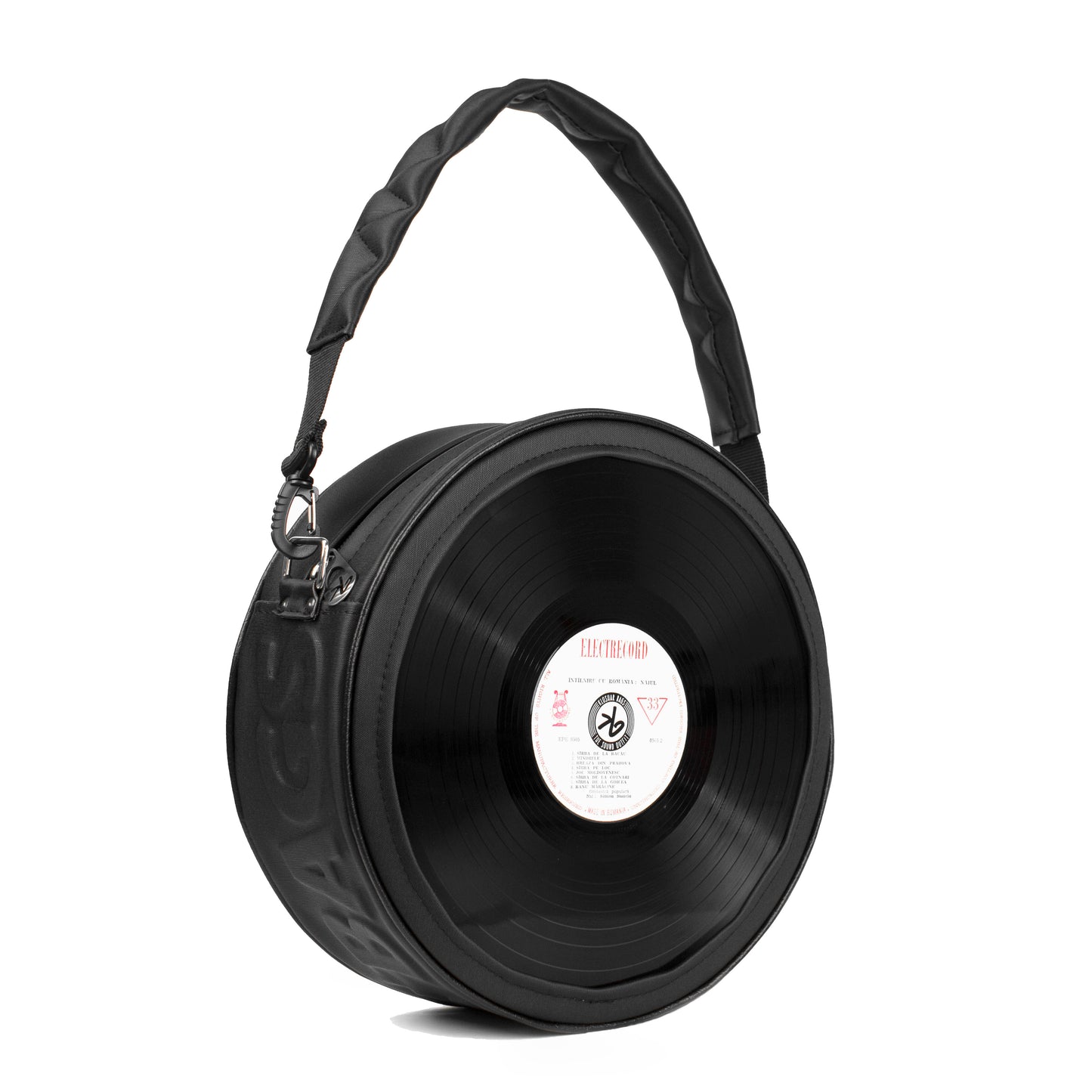 "CHARACTER" black 2 x 12" vinyl O bag