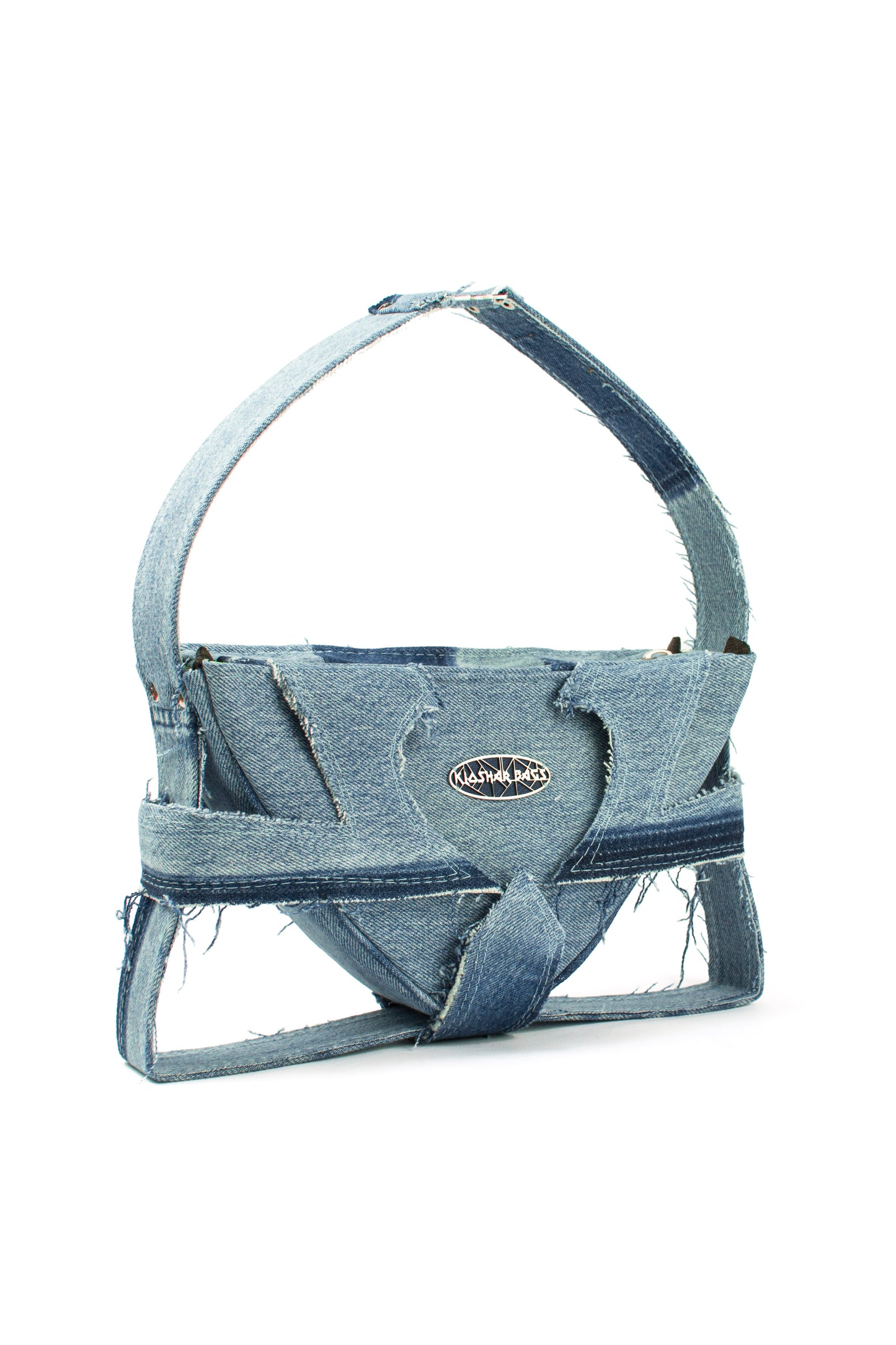 "DENIM SPIDER" HANDBAG