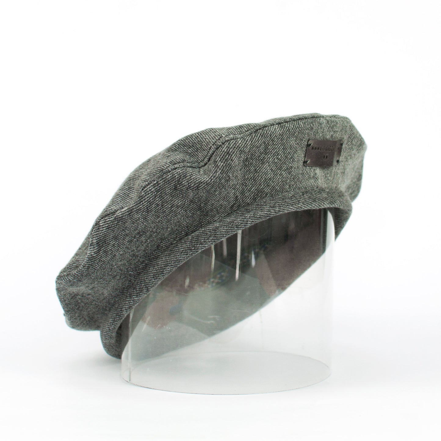 "DENIM" French beret hat grey