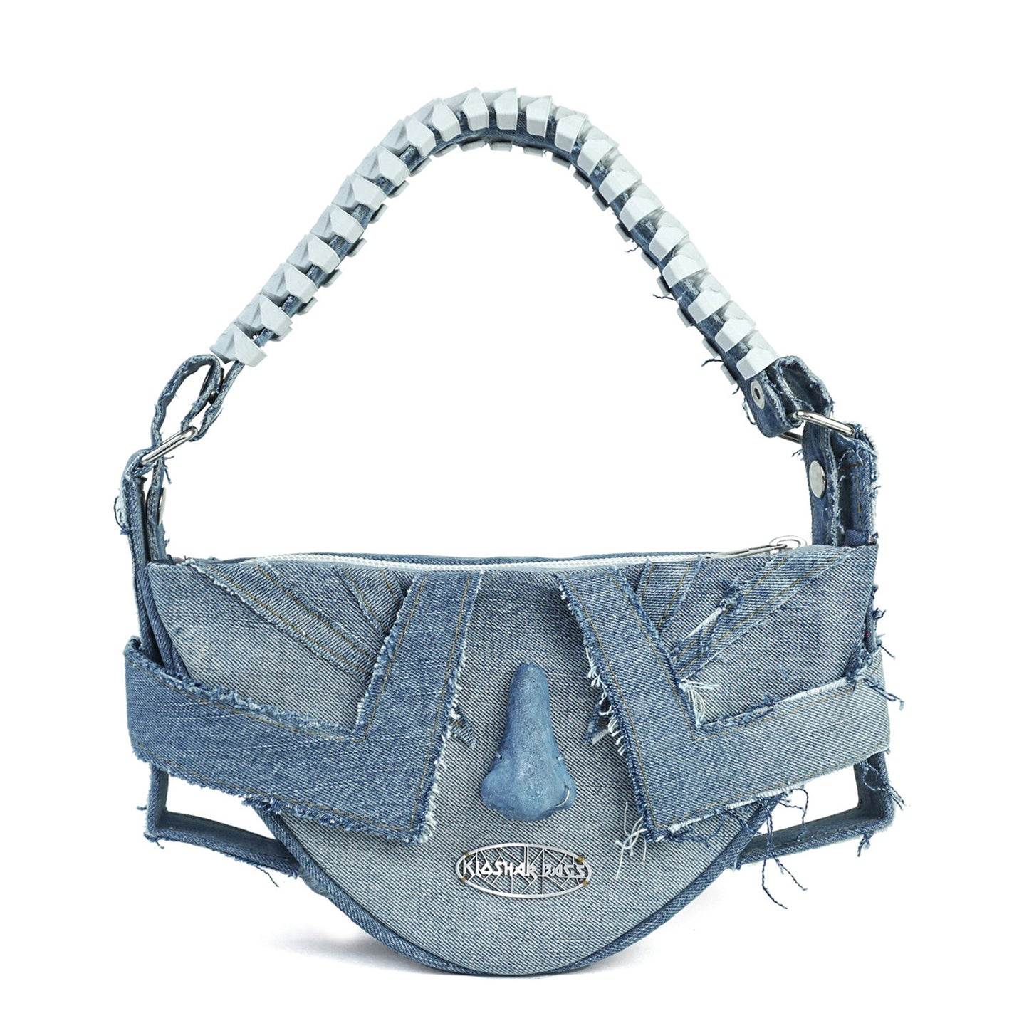 "THE FACE" denim spine