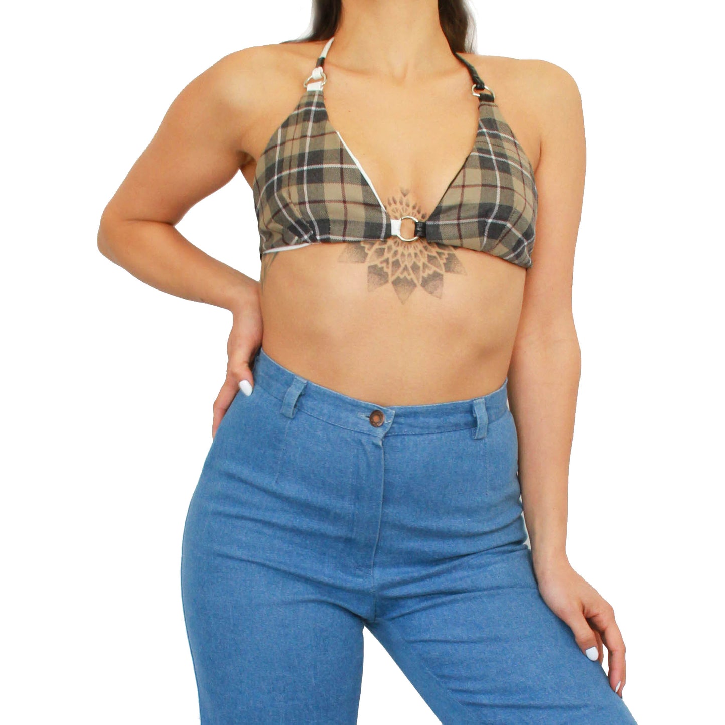 "BLACK & WHITE" BRALETTE *two faces*