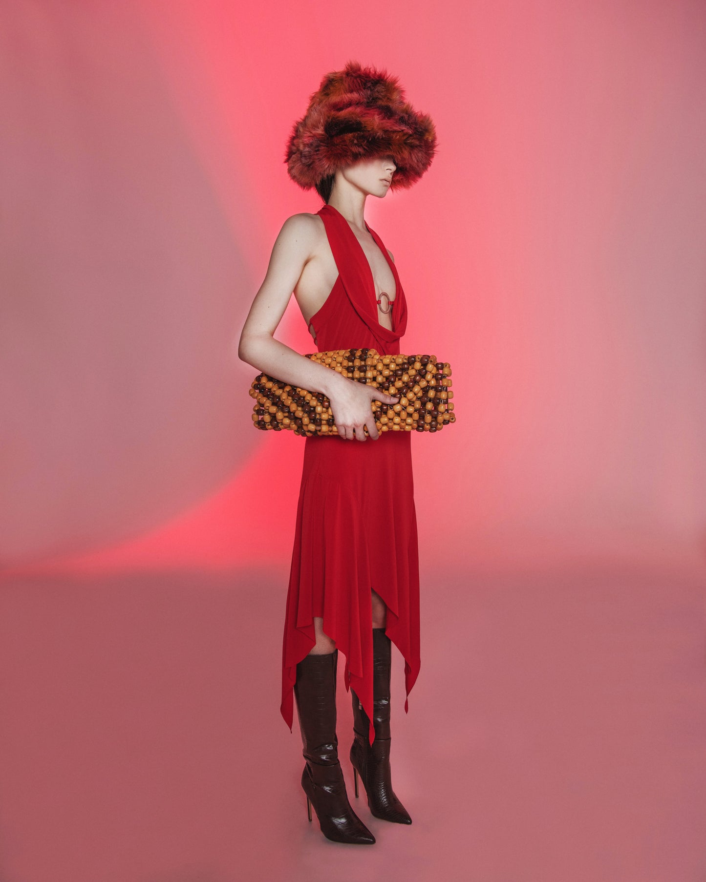 "FOXY" large fluffy hat