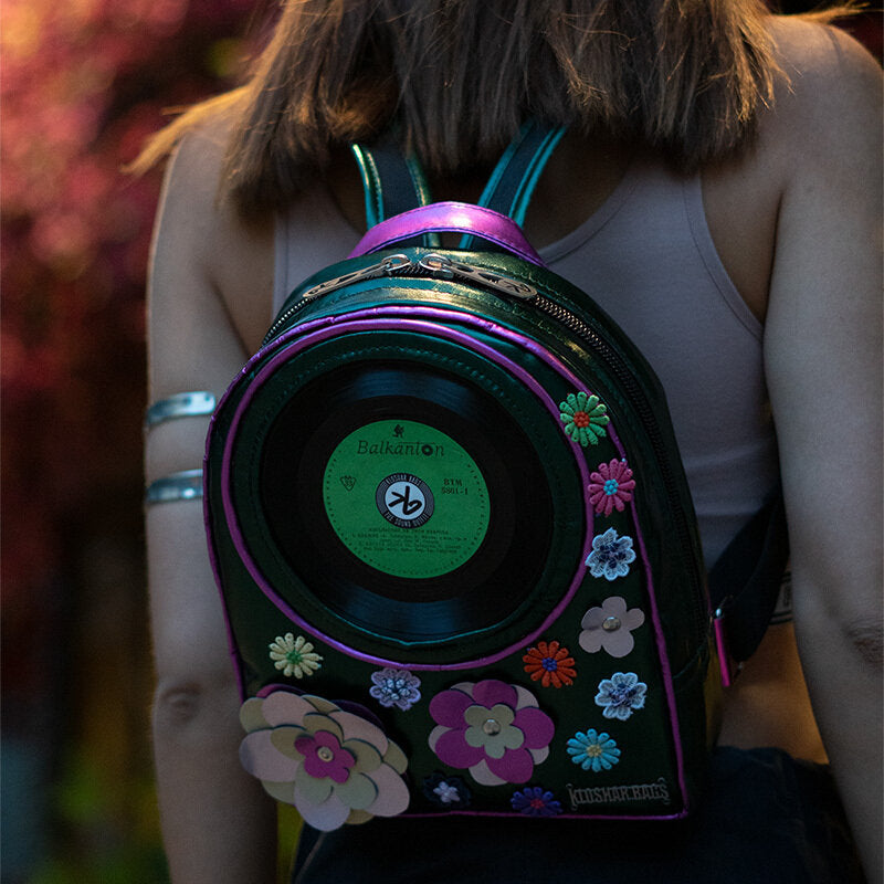 "FLOWERS" 7" VINYL BACKPACK