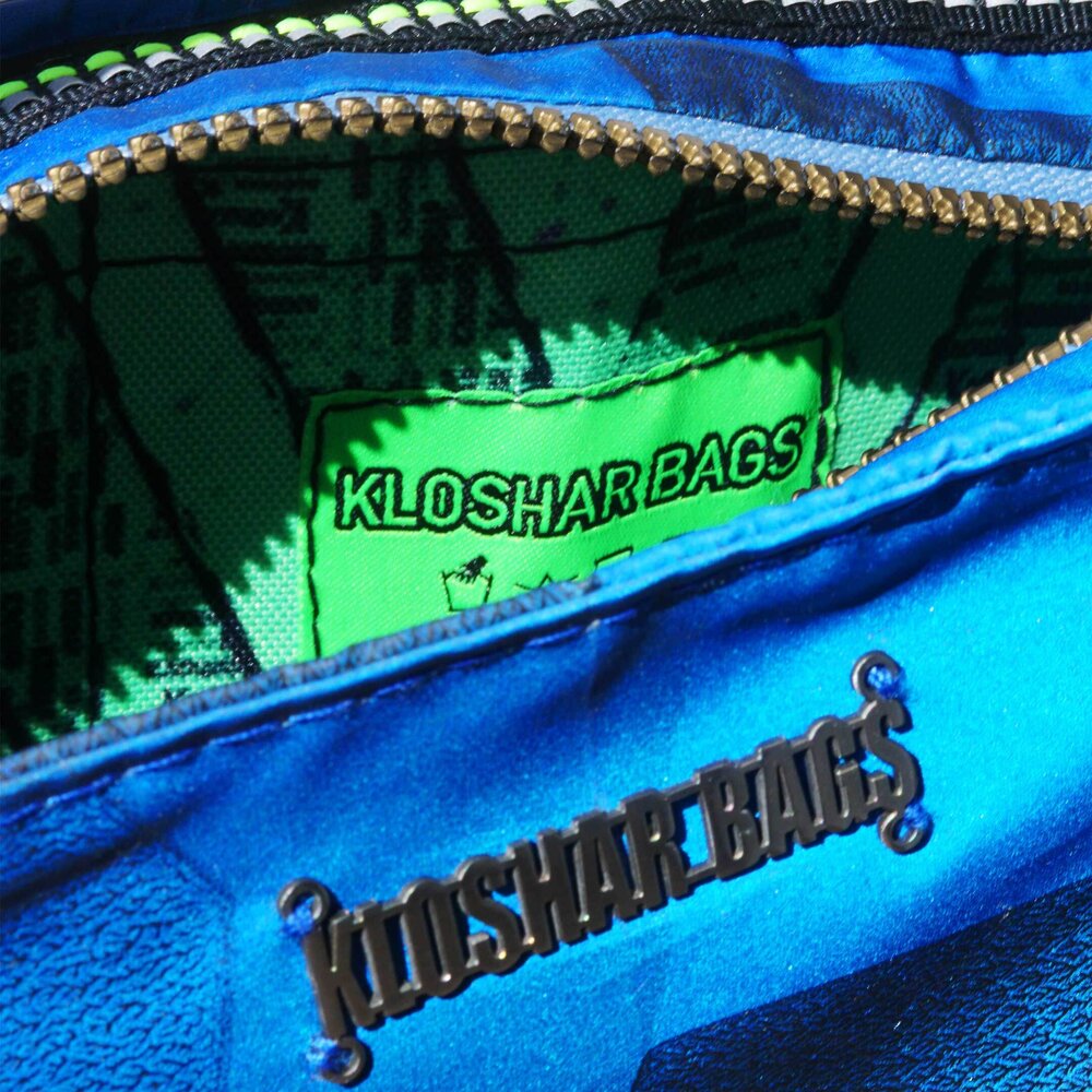 "BLUE CAMO" HANDBAG