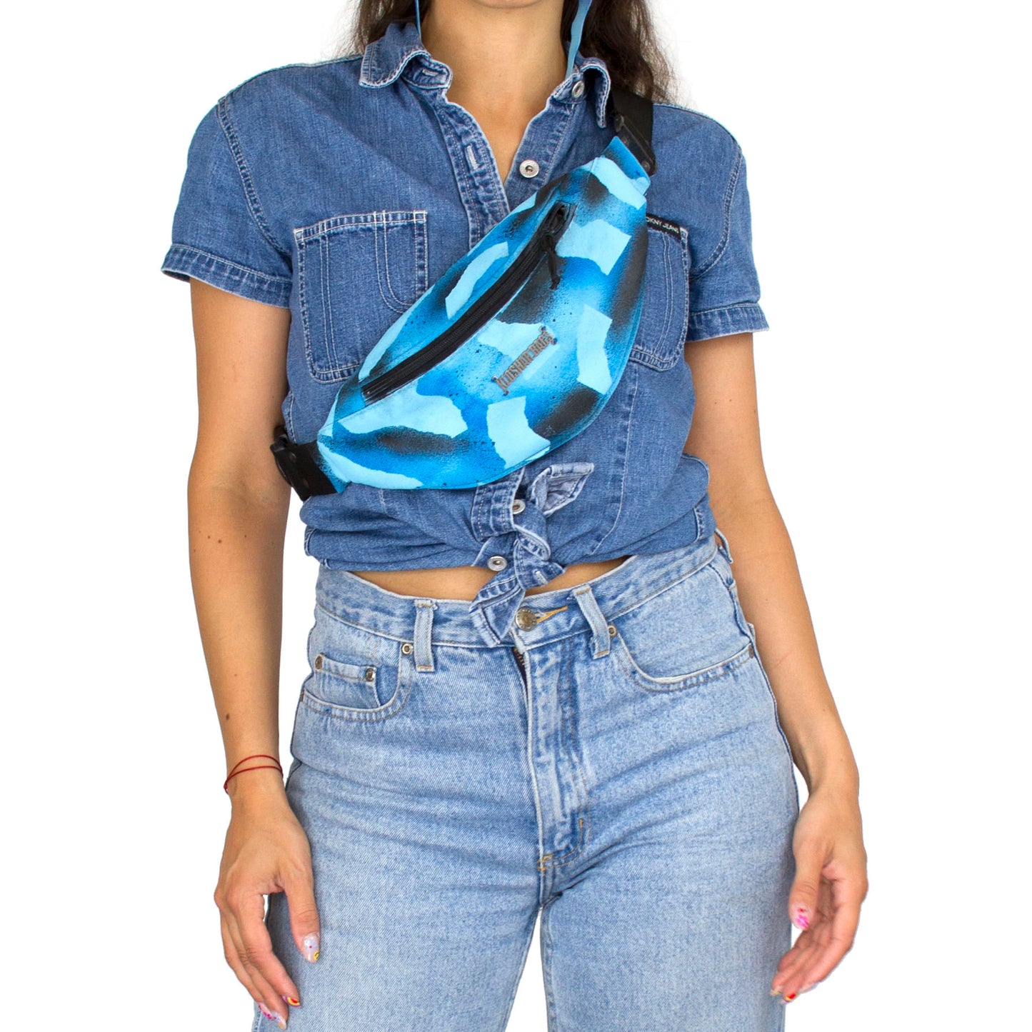 STREET FANNY PACK blue