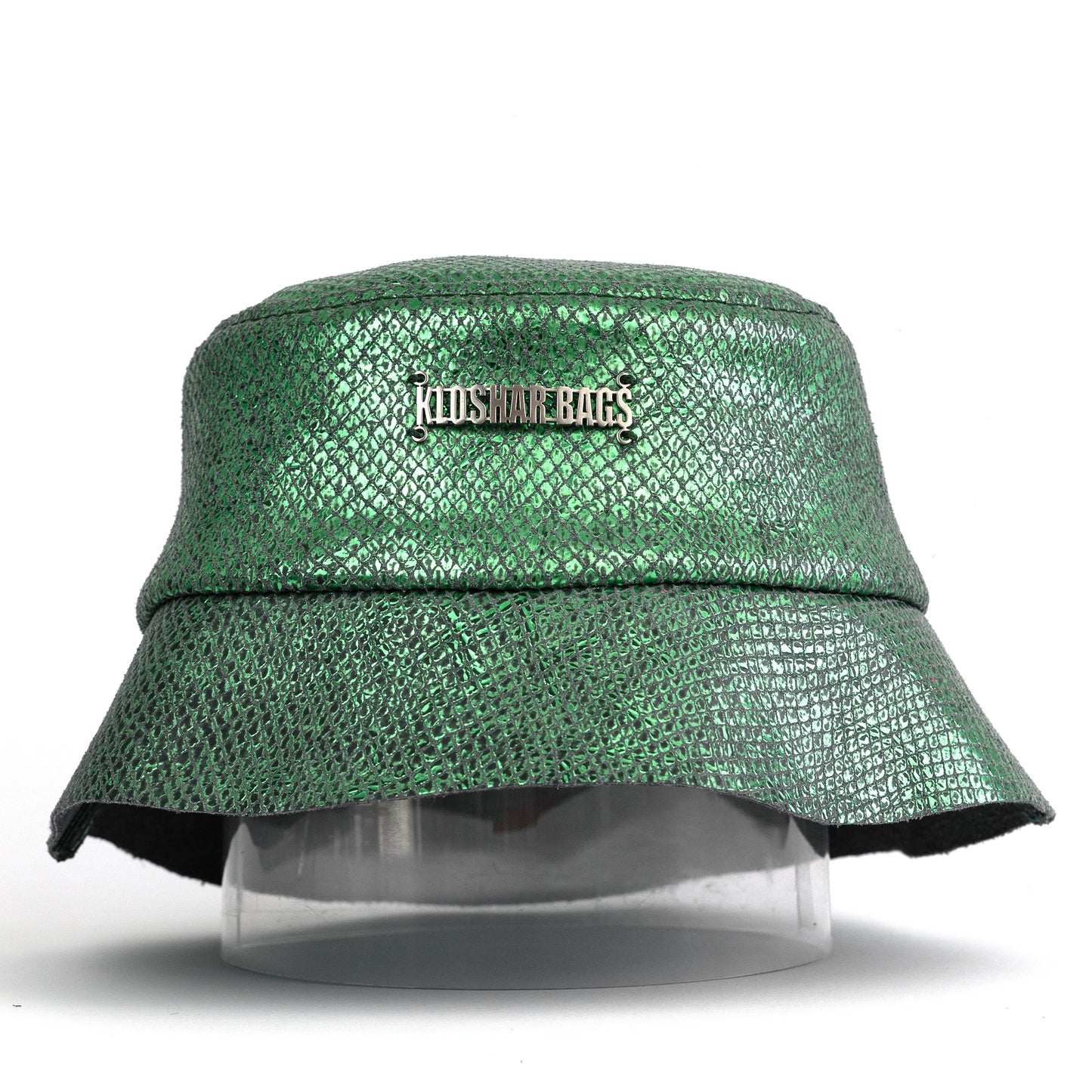 "SNAKE" green bucket hat