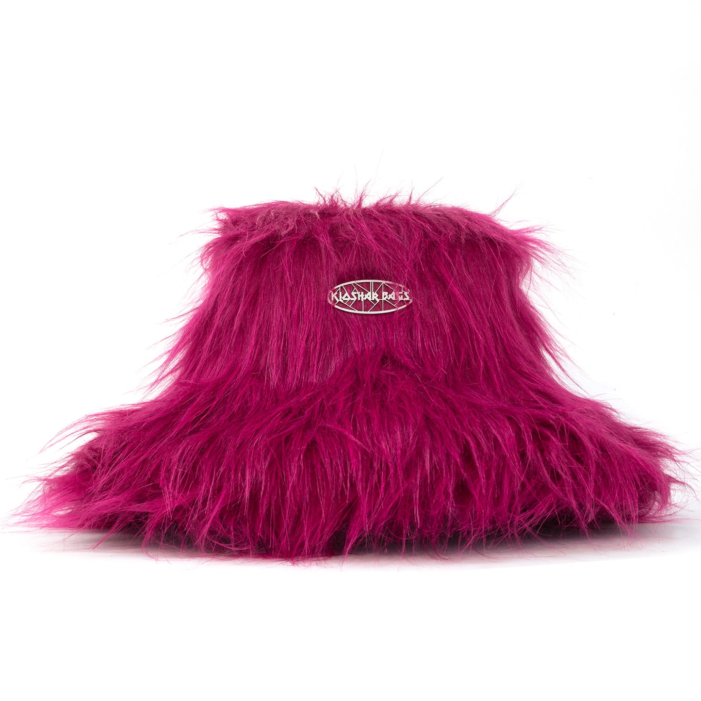 "CYCLAMEN"  big hat *faux fur