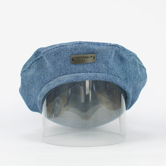 "DENIM" French beret hat blue