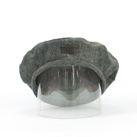 "DENIM" French beret hat grey