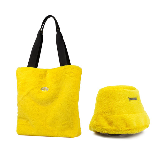"YELLOW" SET tote bag + hat