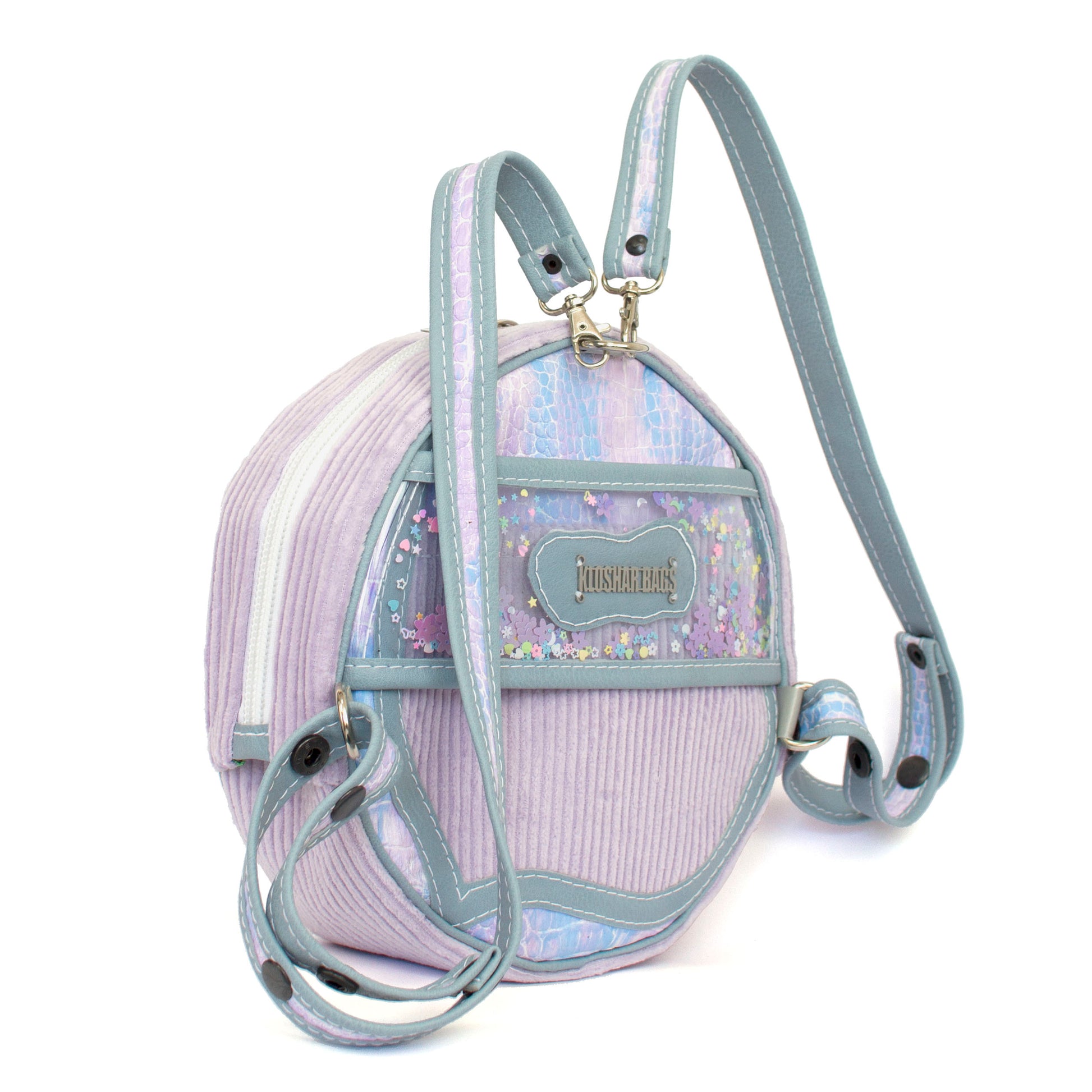 baggy lilac mini backpack MISTY LILAC" MINI O BACKPACK – KLOSHAR BAGS