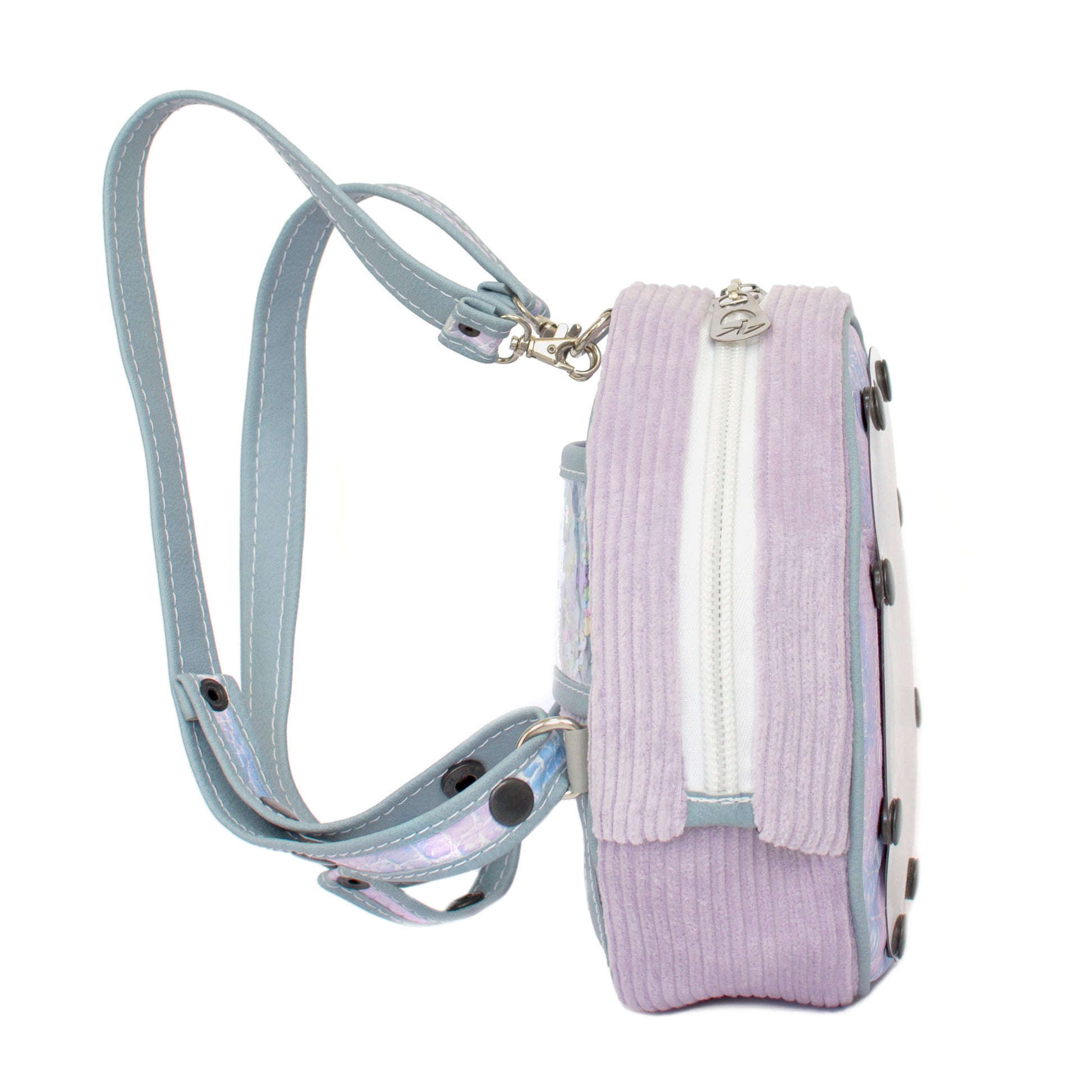 baggy lilac mini backpack MISTY LILAC" MINI O BACKPACK – KLOSHAR BAGS