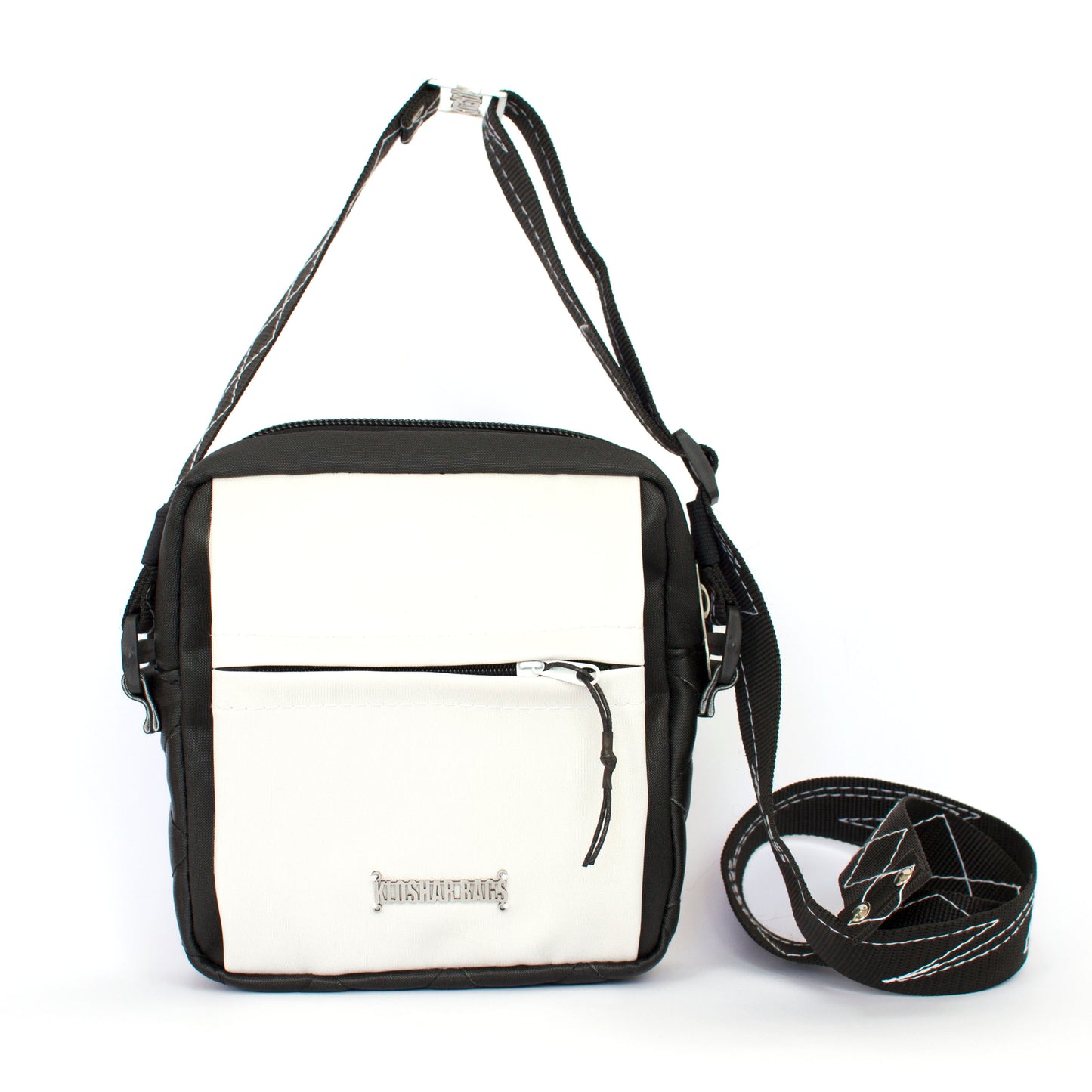 "QUAD" BLACK & WHITE HANDBAG