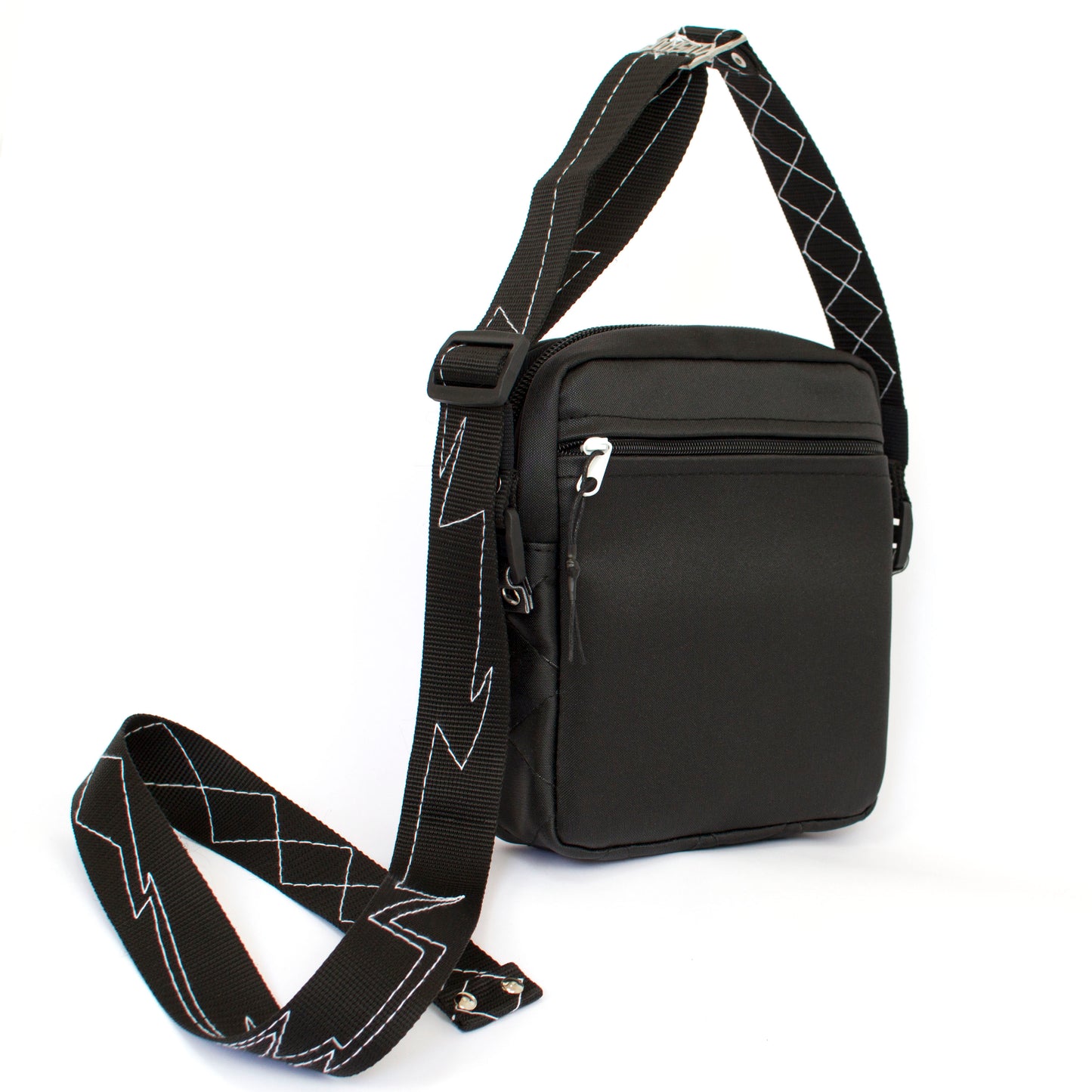 "QUAD" BLACK & WHITE HANDBAG