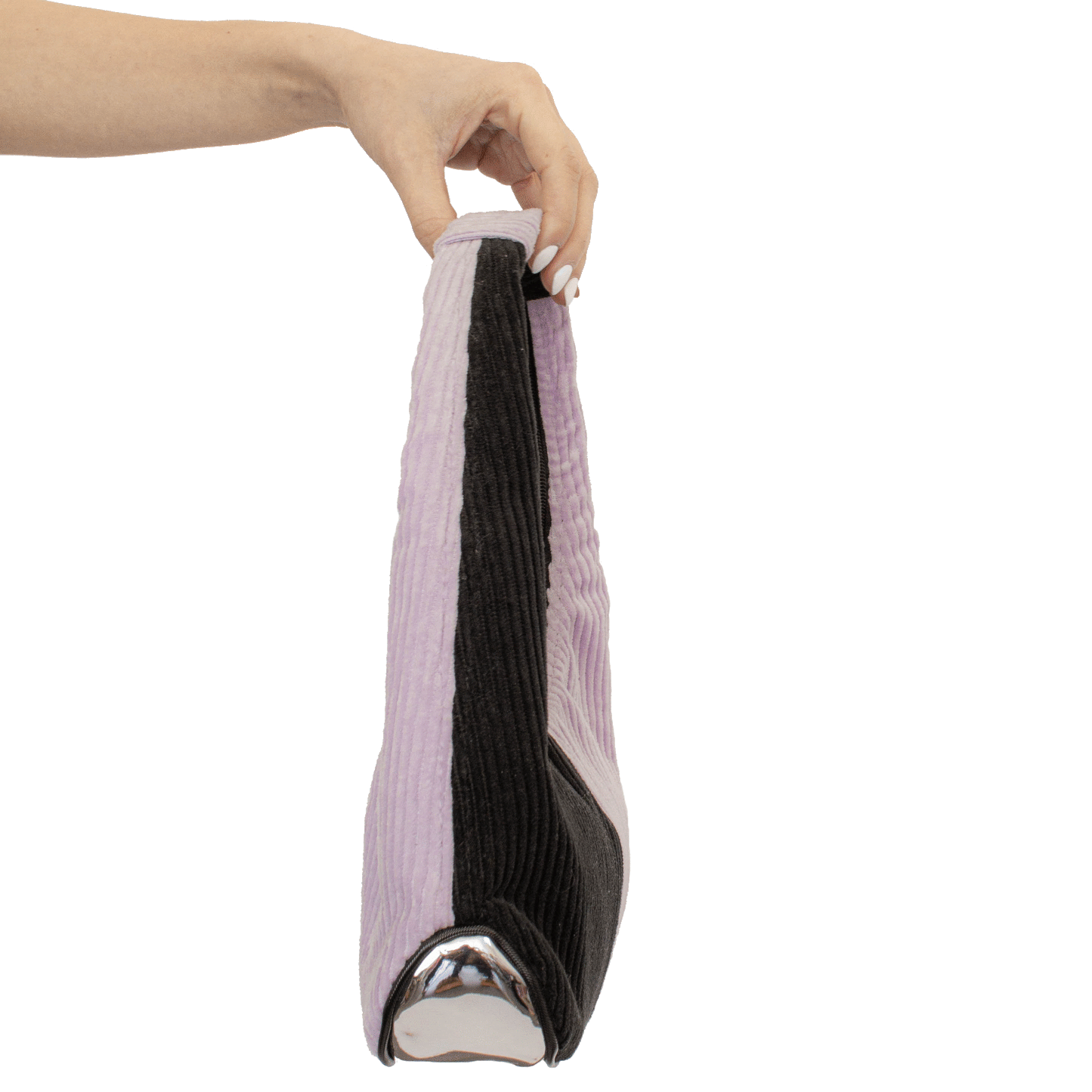 "LILAC & BLACK" HANDBAG