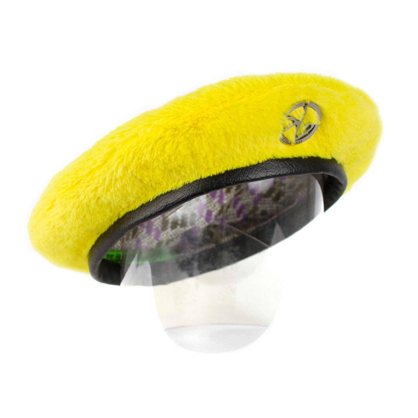 "YELLOW" French beret hat