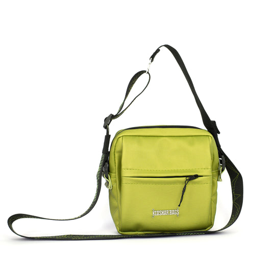 "QUAD" GREEN HANDBAG