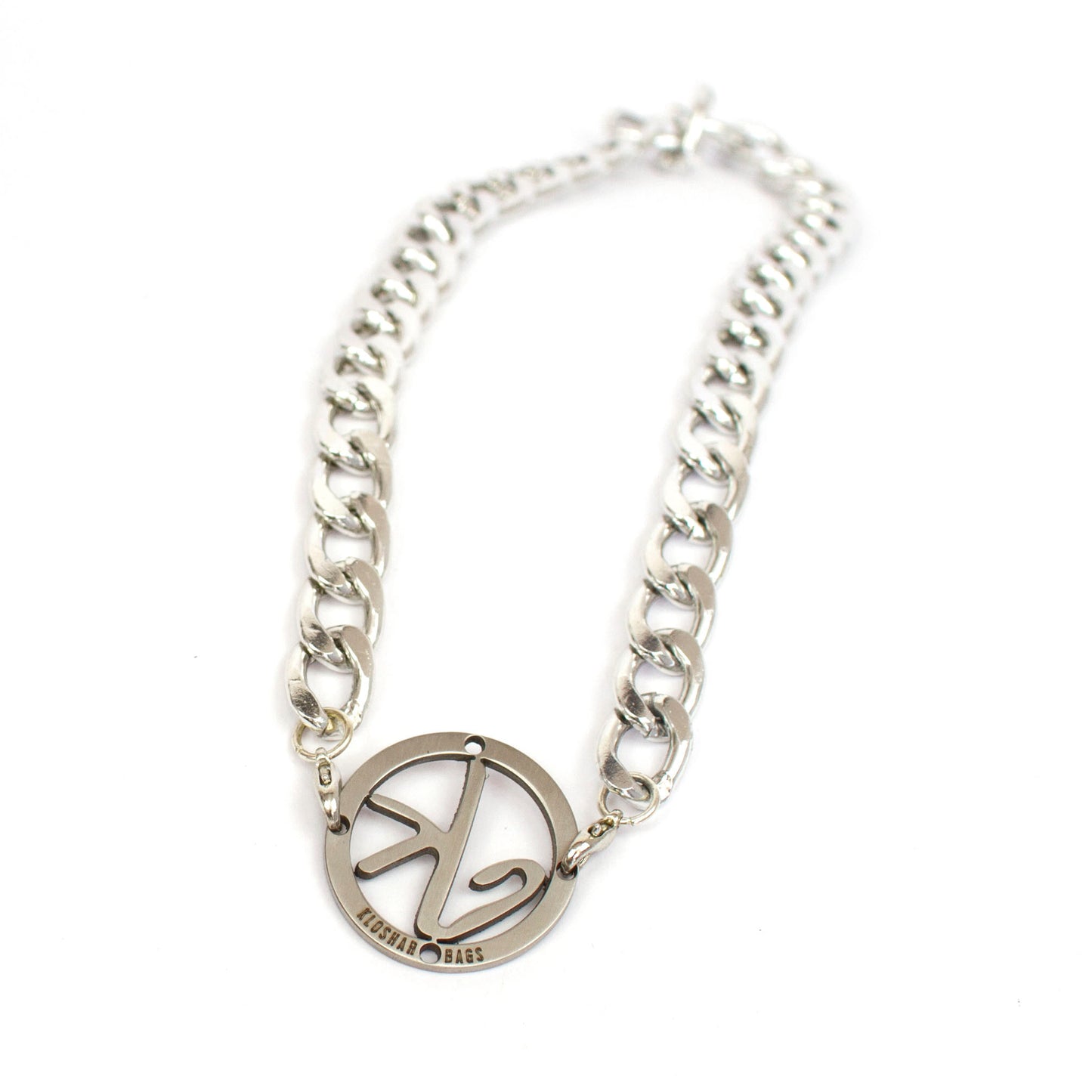 "SILVER" KB NECKLACE