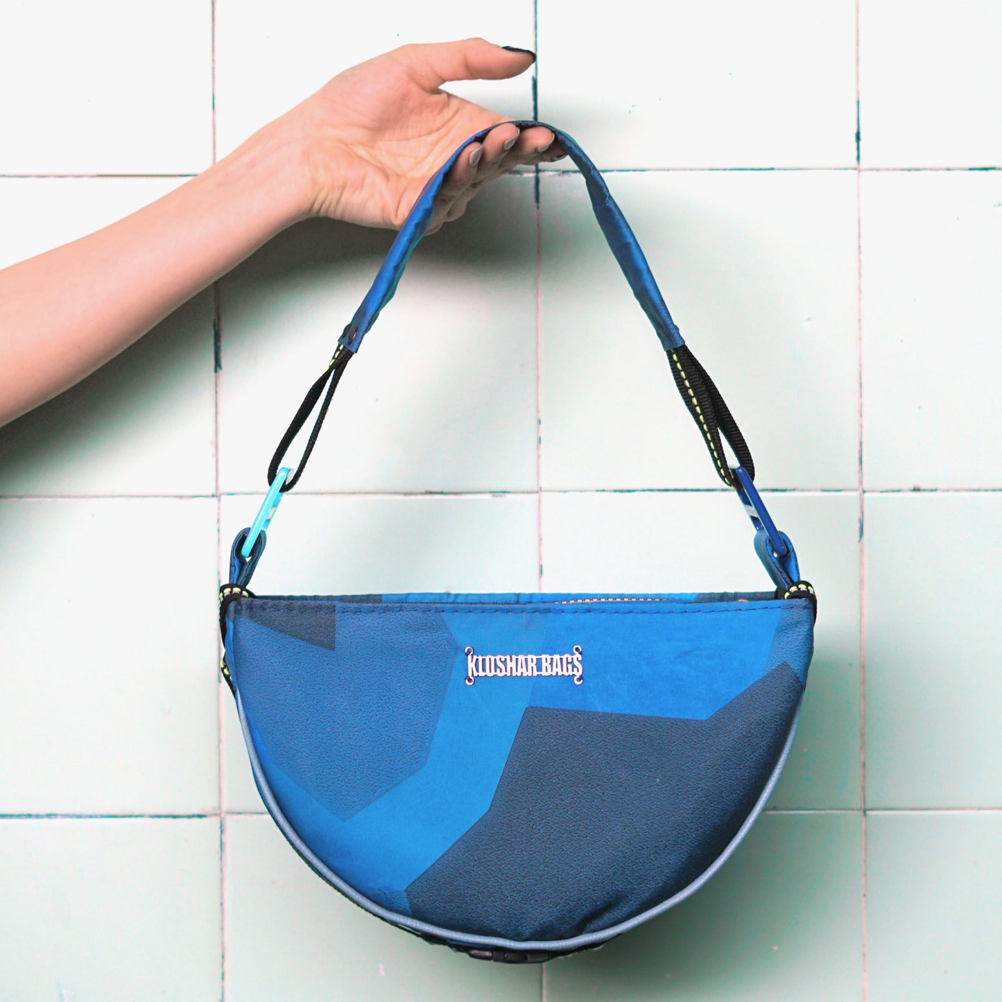 "BLUE CAMO" HANDBAG
