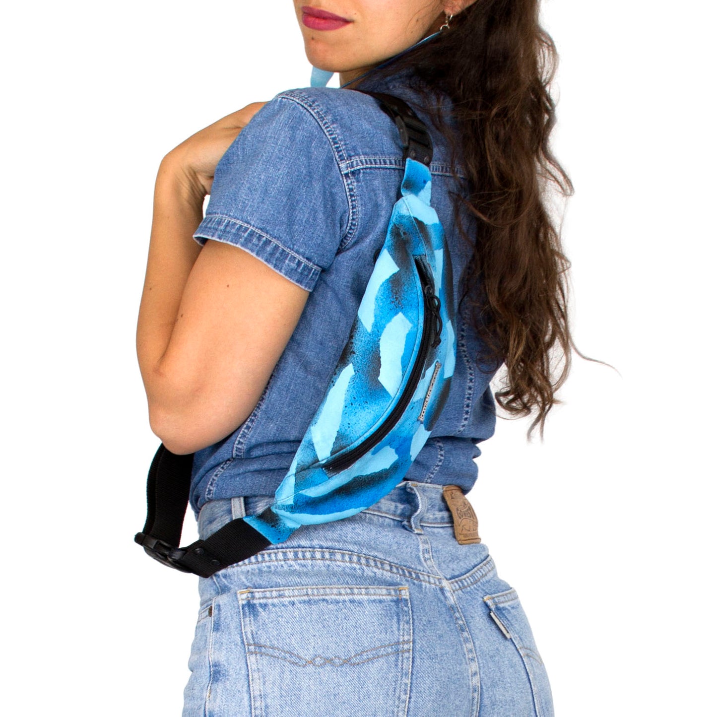 STREET FANNY PACK blue