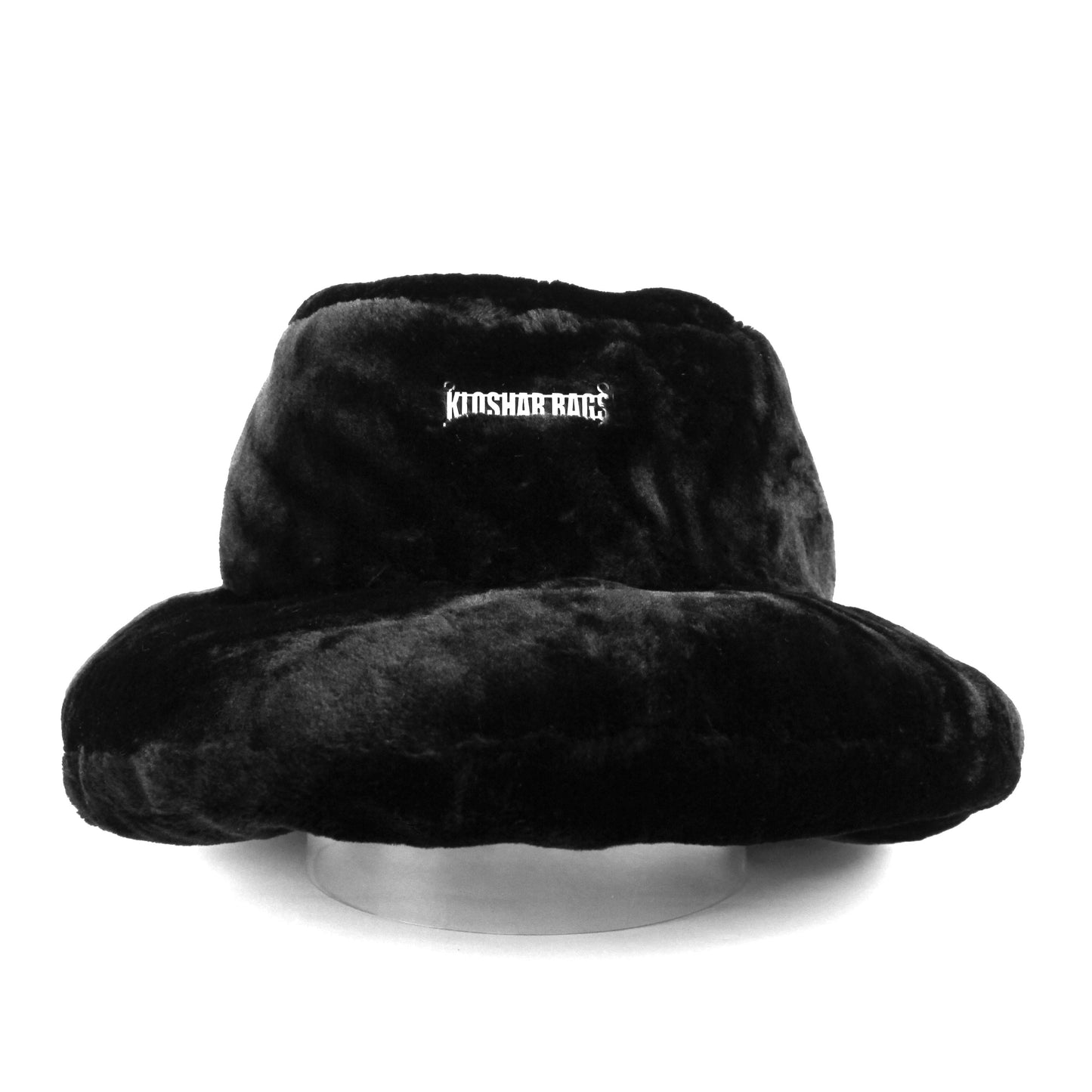 "BLACK" large bucket hat