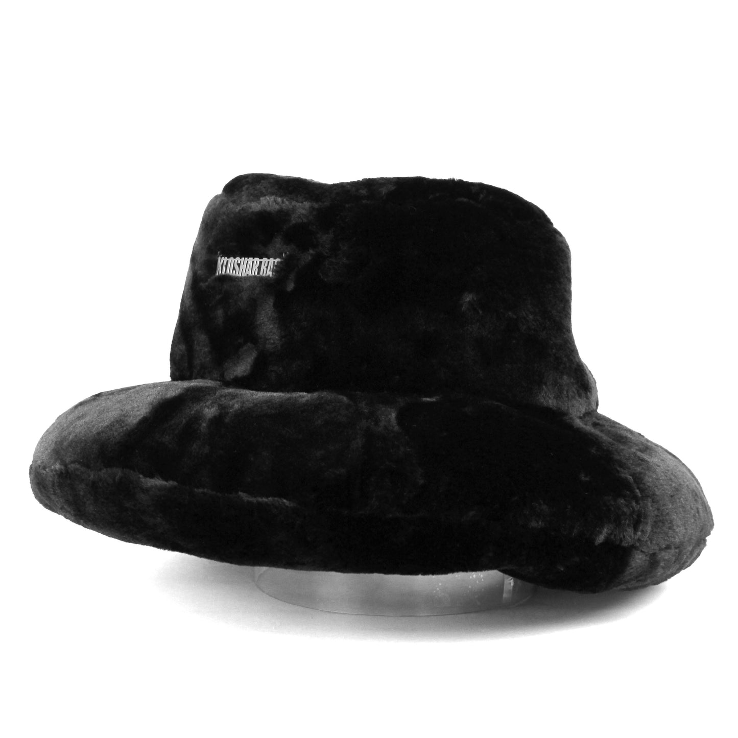 "BLACK" large bucket hat