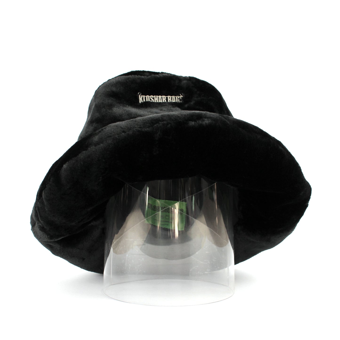 "BLACK" large bucket hat